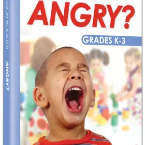Child screaming on educational DVD cover.