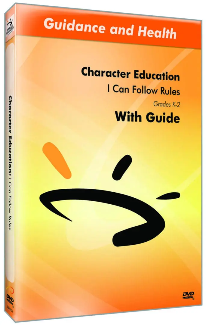 Character Education DVD cover about following rules.