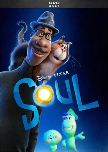 Disney Pixar Soul DVD cover with characters.