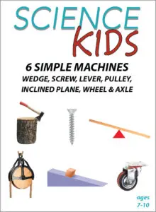 Science Kids: 6 Simple Machines-Wedge, Screw, Lever, Pulley, Inclined Plane, Wheel & Axle